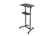 Tv-tilbehor - Gembird Mobile lecture desk with caster wheels black - TVS-DESK-01-BK