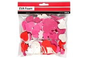 Konst- och hantverksmaterial - Creativ Company - Foam shapes Hearts Self-adhesive 200 pcs. - 790150