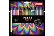 Skriv- och ritverktyg - STABILO Pen 68 - Felt-tip pen - ARTY - Set With 24 Pieces - 6824-1-20