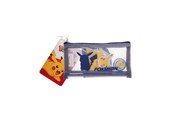 Skoltillbehör - Euromic POKÉMON Filled MESH pencil pouch w/stationery articles:  2 triangular pencils 1 round sharpener 1 shaped eraser 1 shaped memo pad. Size of pencil pouch L 20 cm H 9.5 cm - 161708156