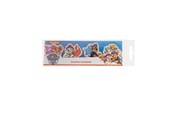 Skoltillbehör - Euromic 4-pack erasers - 4 shaped erasers packed in acetate box with eurohole (size of box 5.2 x 16 cm) - 145707106