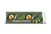 Skoltillbehör - Euromic DINO T-REX 4 shaped erasers in acetate box - 092407106