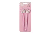 Skoltillbehör - Euromic UNICORN GEMS 2-pack pencils w/eraser toppers - 092307002