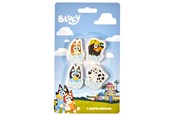 Skoltillbehör - Euromic Bluey 4-pack erasers - 4 shaped erasers packed in acetate box with eurohole (size of box 5.2 x 16 cm) CE & 0-3 years pictogram - 048207106