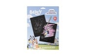 Skrivbordstillbehör - Euromic BLUEY Scratch set w/wooden pencil paper envelope - 048206600