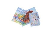 Skrivbordstillbehör - Euromic BLUEY Stickers set create a scene.paper envelope - 048200310