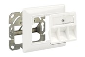 Nätverks tillbehör - DeLOCK Keystone Wall Outlet - 86194