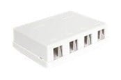 Nätverks tillbehör - DeLOCK Keystone Surface Mounted Box - 4 Port - 86208