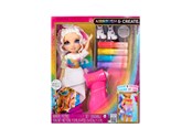 Dockor & Tillbehör - Rainbow High Air Brush & Create Fashion Dolls Purple eyes - 543350