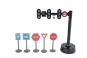 Små presenter till barn - Pocket Money Traffic light with L/S and traffic signs - 570471