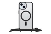 Mobile - Covers & Cases - OtterBox React Necklace MagSafe Apple iPhone 16 Black Crystal - clear/black - ProPack - 77-96819