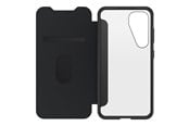 Mobile - Covers & Cases - OtterBox React Folio Samsung Galaxy S25 Black Crystal - clear/black - 77-97829