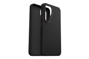 Mobile - Covers & Cases - OtterBox Symmetry Cactus Leather Samsung Galaxy S25 Noir Ash - black - 77-97385