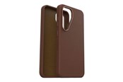 Mobile - Covers & Cases - OtterBox Symmetry Cactus Leather Samsung Galaxy S25 Rich Adove - brown - 77-97387
