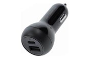 Mobile - Adapters & Chargers - OtterBox Standard Car Charger 32W - 1 USB-C 20W + 1 USB-A 12W - black - 77-98235