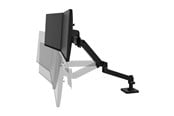 Monitorfäste - Ergotron LX Pro mounting kit - for 2 flat panels - black - 45-684-292