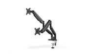 Monitorfäste - DIGITUS DA-90395 stand - adjustable dual arms - for 2 LCD displays - matte black - DA-90395