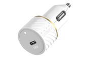 Mobile - Adapters & Chargers - OtterBox Car Charger Bundle USB C 18W USB PD + USB C-Lightning Cable 1M White - 78-52697