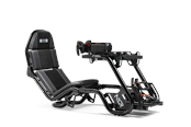 Gamingstol - Next Level Racing F-GT Pro Formula and GT Racing Simulator Cockpit - Black Racingcockpit för simulerad körning - Svart - Metal base - Upp till 150 kg - NLR-R003