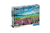Pusselspel - Clementoni Lupins at Lake Tekapo (1500) - 31731