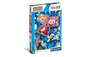 Pusselspel - Clementoni Sonic Super Colour Puzzle (104) - 25038