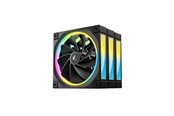 Chassi fläkt - DeepCool FL12R Triple-Pack - Chassi fläkt - 120mm - Svart med RGB LED - 34 dBA - R-FL12R-BKAPN3-G