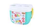 Babyleksaker - PLAY Shape Sorter Bucket with Shapes 12 pcs. - 2377