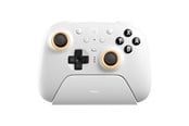 Spel Tillbehör - 8BitDo Ultimate 2 Bluetooth - TMR - RGB - White - Nintendo Switch 1 & 2 - Wireless Controller - PC - RET00519