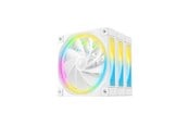 Chassi fläkt - DeepCool FL12R White Triple-Pack - Chassi fläkt - 120mm - Vit med RGB-ljus - 32 dBA - R-FL12R-WHAPN3-G