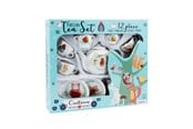 Barnrummet - Barbo Toys Little Woodies Blue Porcelain Tea Party Set - 5425