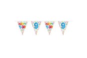 Leksaker - Folat BV - Confetti bunting 9 years 10mtr. - 27109