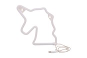 Barnrummet - Johntoy Unicorn Rainbow Lamp with USB - 27720