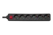 Strömkabel (extern) - Deltaco GT-0660 Power Strip - 1.5 m - GT-0660