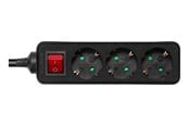 Strömkabel (extern) - Deltaco GT-0361 Power Strip - 3 m - GT-0361