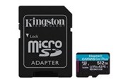 Flashram & USB Flash Drives - Kingston Canvas Go! Plus microSD/SD - 200MB/s - 512GB - SDCG4/512GB