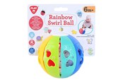 Babyleksaker - PLAY Rainbow Whirl Ball with Rattle Sound - 1683
