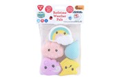 Babyleksaker - PLAY Bath Toys Weather Influences in Net 5pcs. - 1851