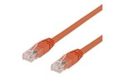 Nätverkskabel - Deltaco LAN CAT 6 - UTP - Orange - 1m - TP-611-OR