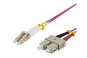 Nätverkskabel - Deltaco LCSC-701 - patch cable - 1 m - pink - Rosa - 1meter - LCSC-701