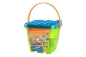 Utomhuslek - PLAY Beach Set Castle with Accessories 21pcs. - 5445