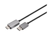 Displaykabel - DIGITUS adapter - DisplayPort / HDMI - 1.8 m - DB-340305-018-S