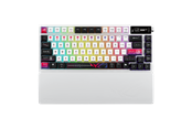 Tangentbord - ASUS ROG Azoth X 75% Wireless DIY Custom RGB - Gaming Keyboard - Utan numpad - Nordisk - Vit - 90MP044F-BKNA30
