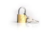 Säkerhetsutrustning & Arbetskläder - Travelblue Security Suitcase Padlock 20 mm - Solid Brass - 020