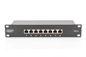 Nätverks tillbehör - DIGITUS 8-Port 1U CAT6 Patch Panel - DN-91608S