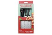 Grill & tillbehör - cozze presentförpackning i 3 delar: Pizzaspade, termometer och pizzaskärare i presentförpackning. - 90380