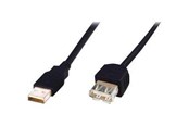 USB-kabel - DIGITUS ASSMANN - USB extension cable - USB to USB - 1.8 m - AK-300202-018-S