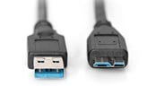 USB-kabel - DIGITUS USB-A to USB Micro-B - 1m - AK-300116-010-S