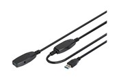 USB-kabel - DIGITUS - USB extension cable - USB Type A to USB Type A - 15 m - DA-73106