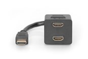 Displaykabel - DIGITUS HDMI Y-Splitter Cable - 0.2m - AK-330400-002-S