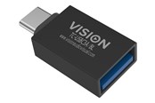 USB-kabel - Vision Professional - USB-C adapter - 24 pin USB-C to USB Type A - TC-USBC3A/BL